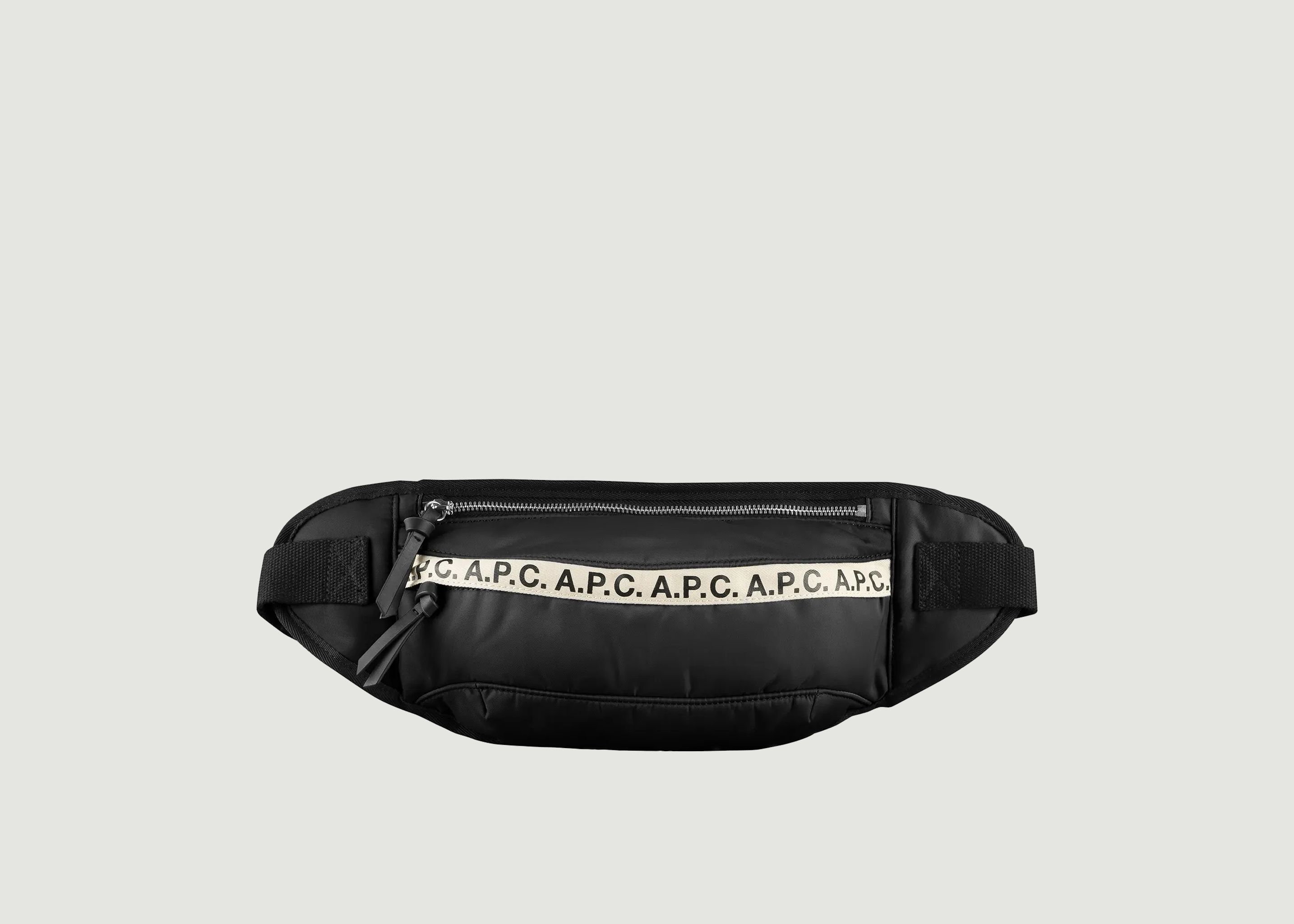 Repeat canvas hip bag with logo - A.P.C.