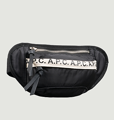 Repeat Mini canvas hip bag with logo