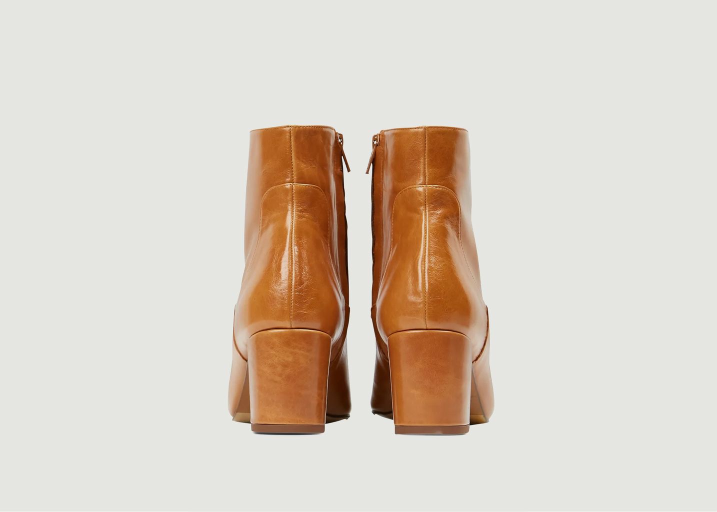 Bottines Astrid vernies en cuir de vache - Anaki