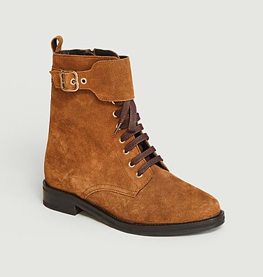 Otta suede calfskin leather boots