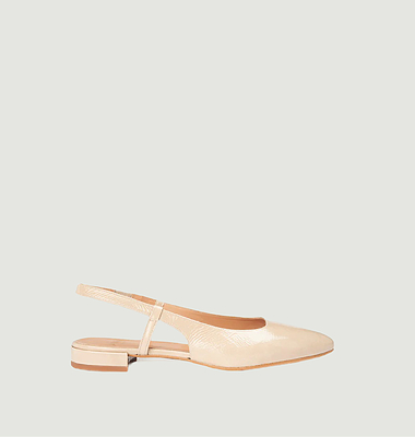 Cecilia patent ballerinas