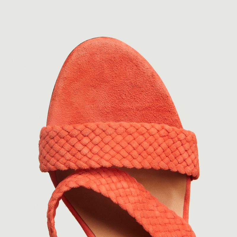 Sandales en daim tressé Candice - Anaki