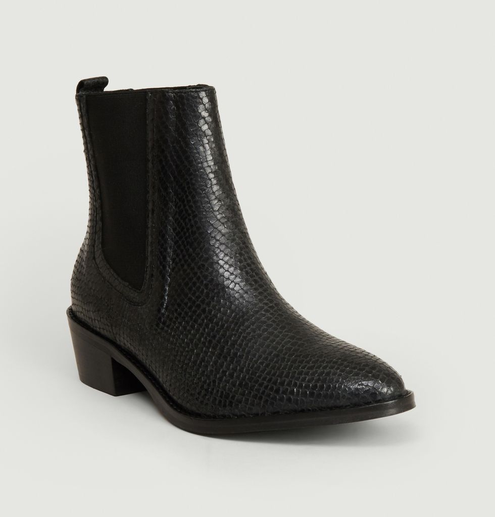 boots python noir