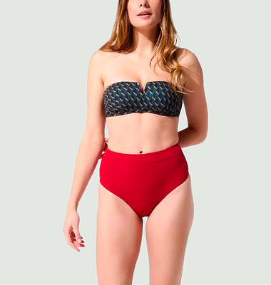 Culotte haute maillot de bain - L’Habillé Uni