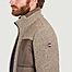 matière Wool bomber with nylon inserts - Colmar