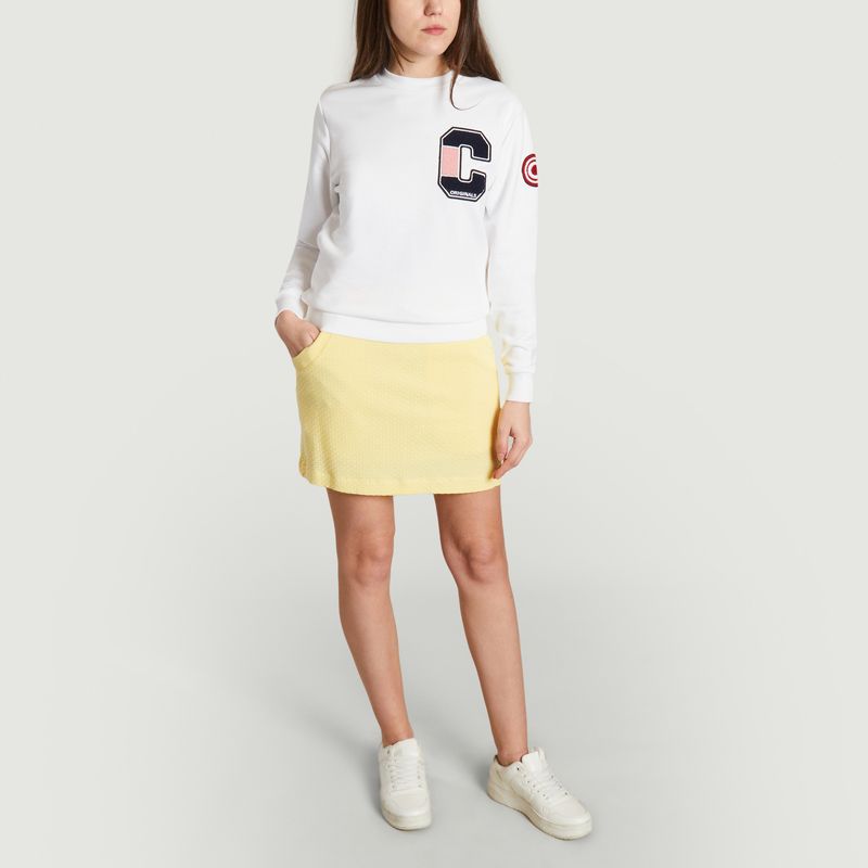 Baumwoll-Sweatshirt mit Aufnähern - Colmar
