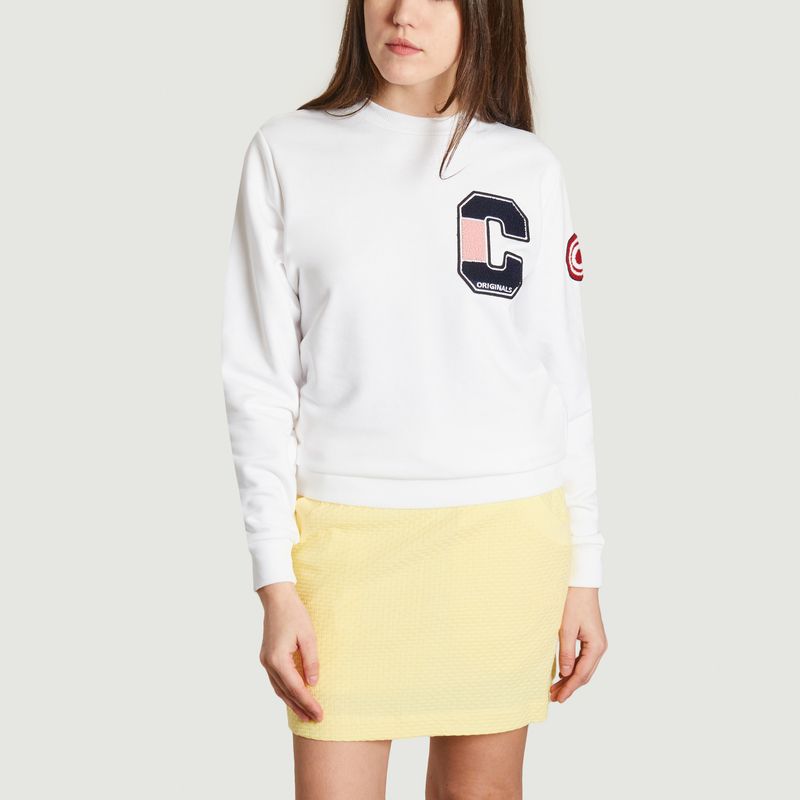 Cotton sweatshirt with patches - Colmar
