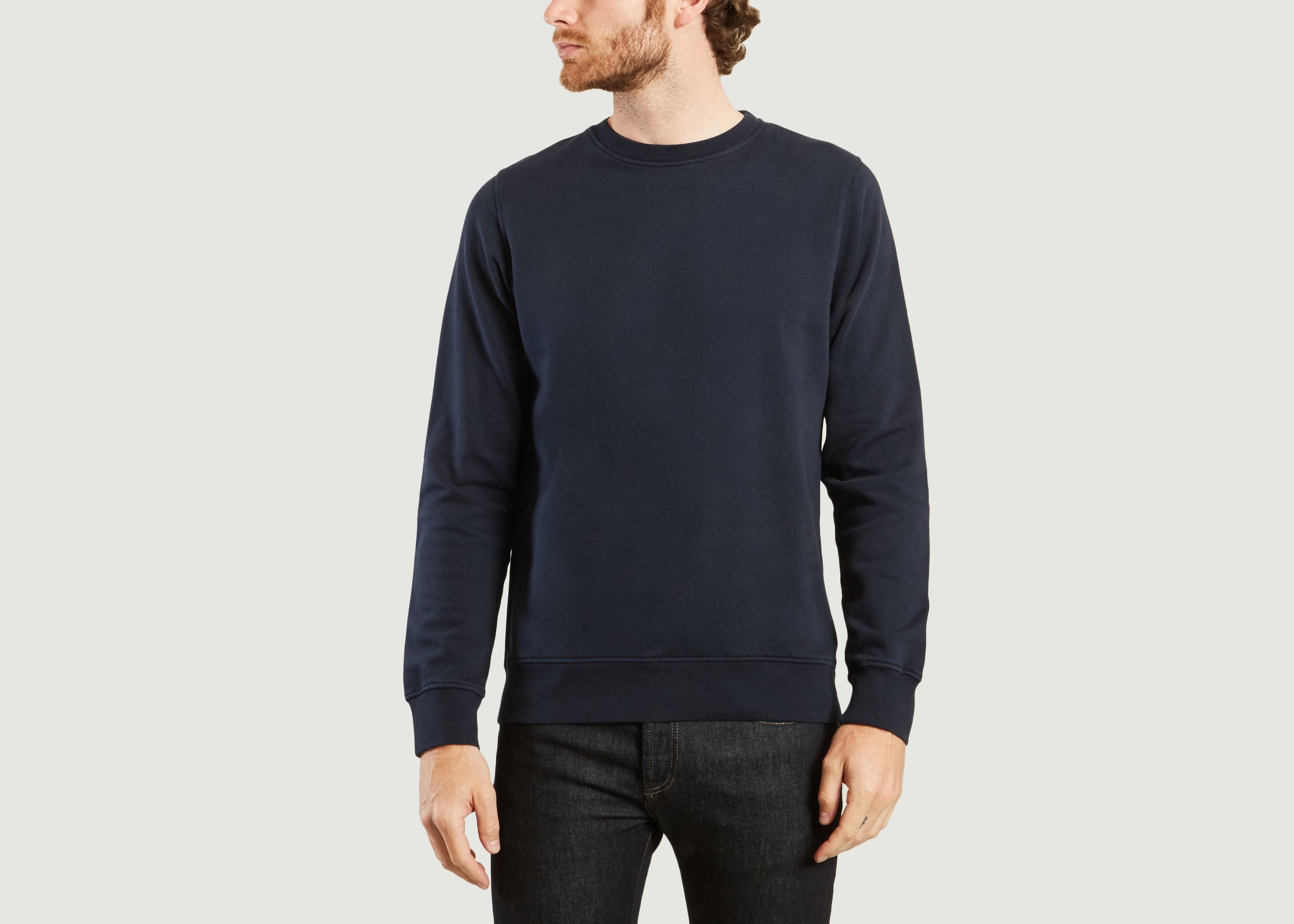 håndjern frø Afvise Classic Sweatshirt Navy Blue Colorful Standard | L'Exception