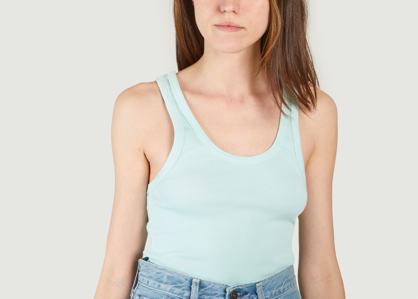 Ribbed tank top in organic cotton - Colorful Standard