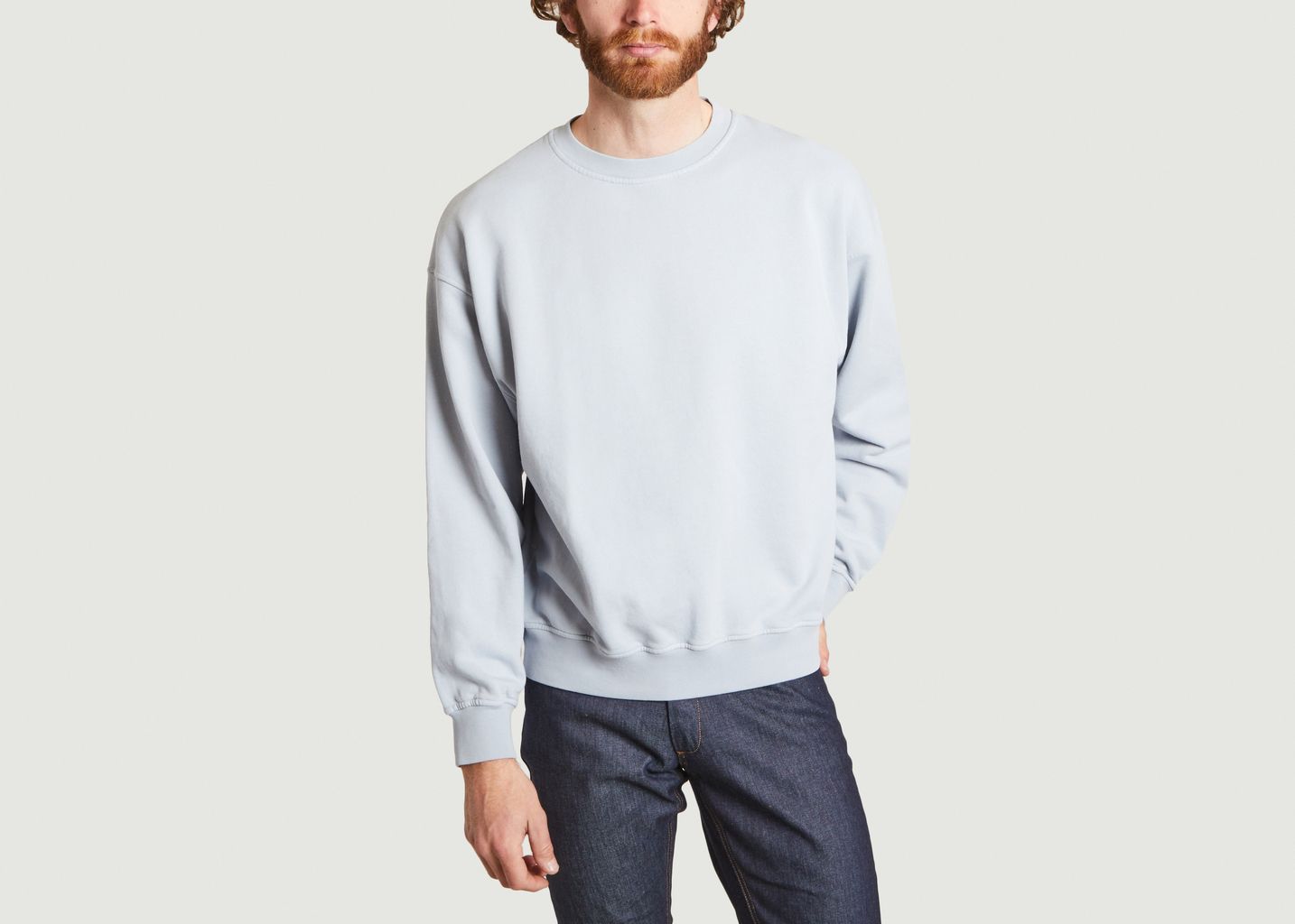 Klassisches Sweatshirt Powder Blue - Colorful Standard