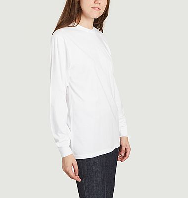 T-shirt à manches longues oversize en coton bio