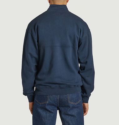 Organic Quater Zip Sweater 