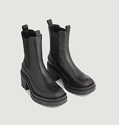 Iris leather boots
