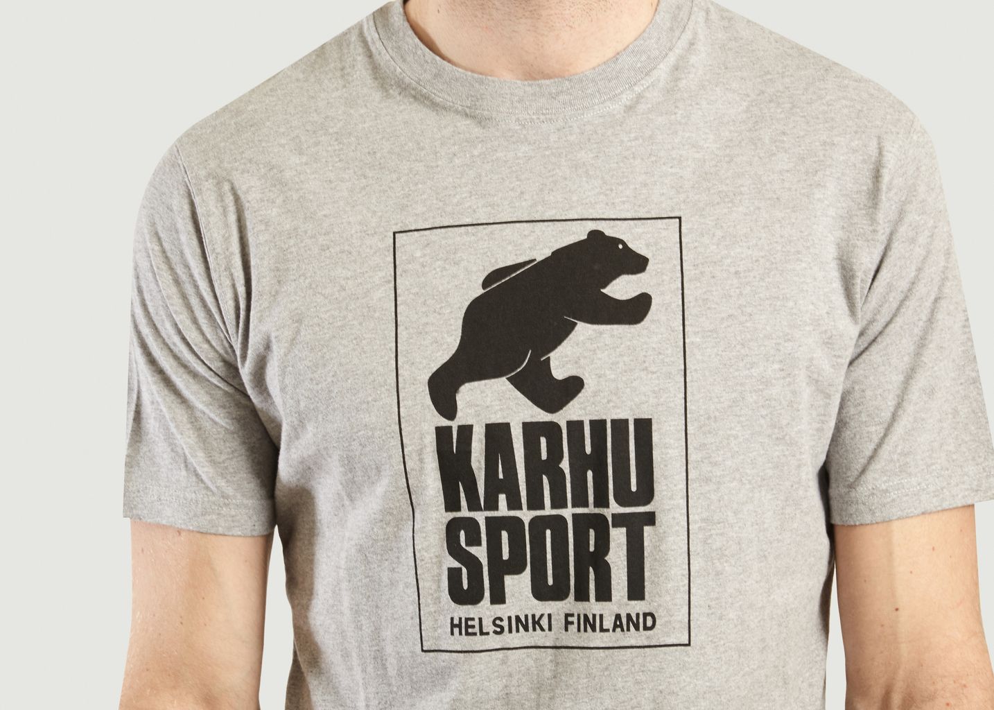 Grey Heather Logo T-shirt - Karhu