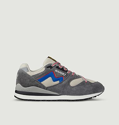 Synchron Classic suede leather and mesh running sneakers