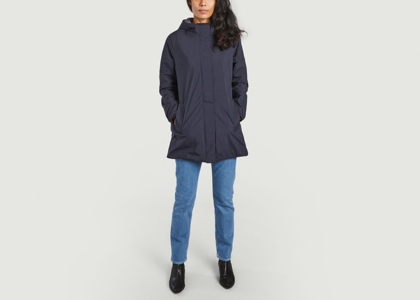 Sophie micro ripstop marmotta parka Navy Blue K-Way | L’Exception