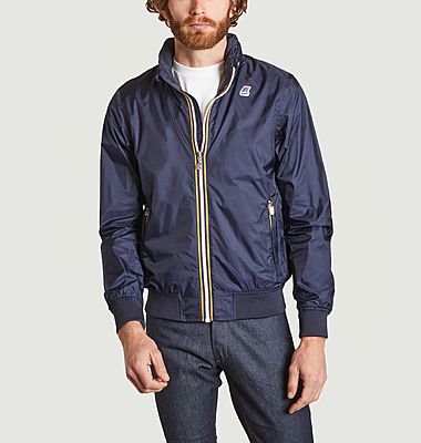 Short bomber jacket with Jersey lining