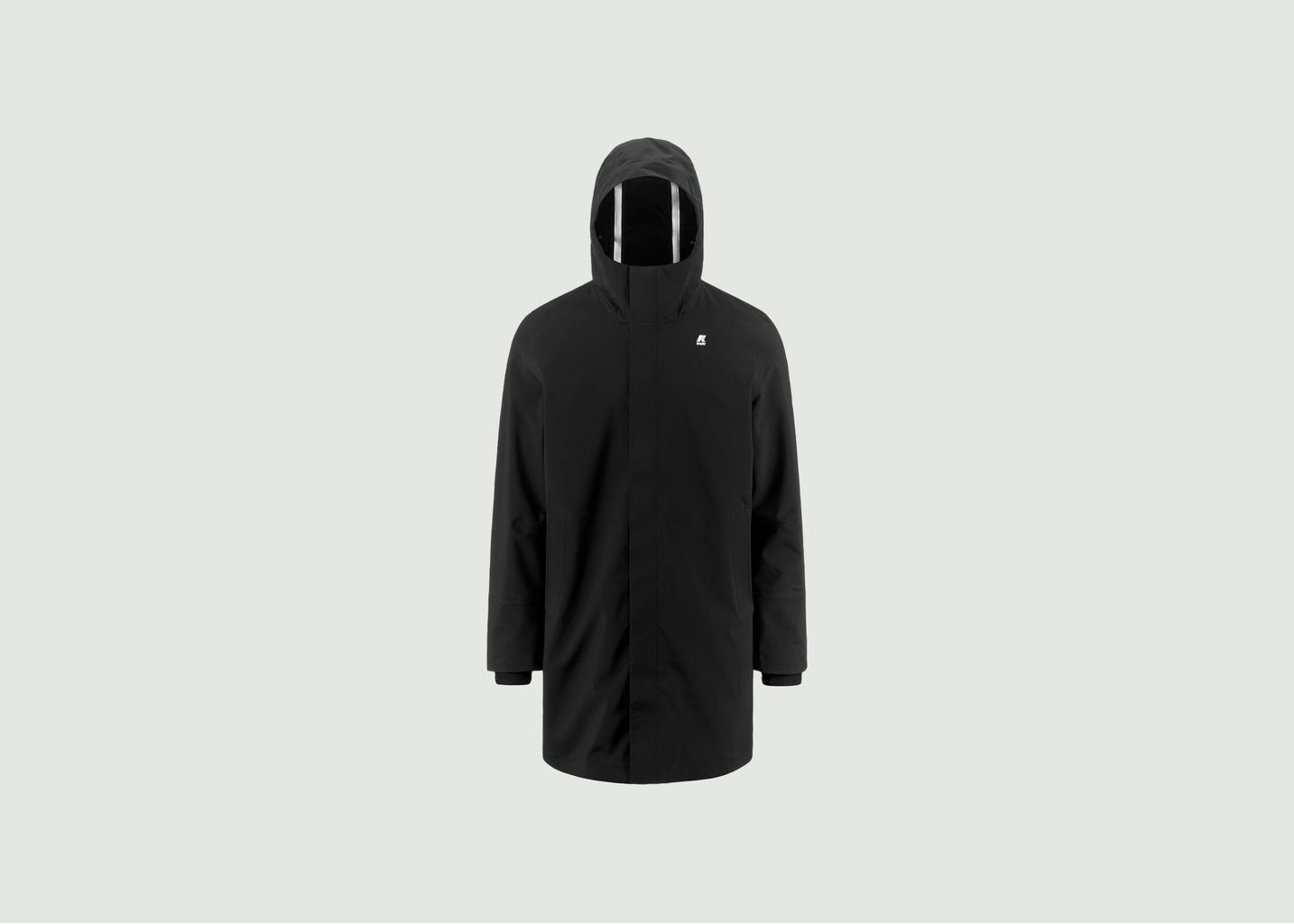 Thomas bonded technical lined parka Black K-Way