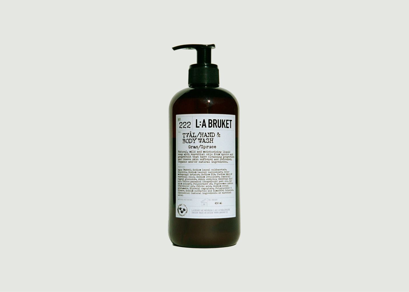 Hand & Body Wash Spruce     - L:A Bruket