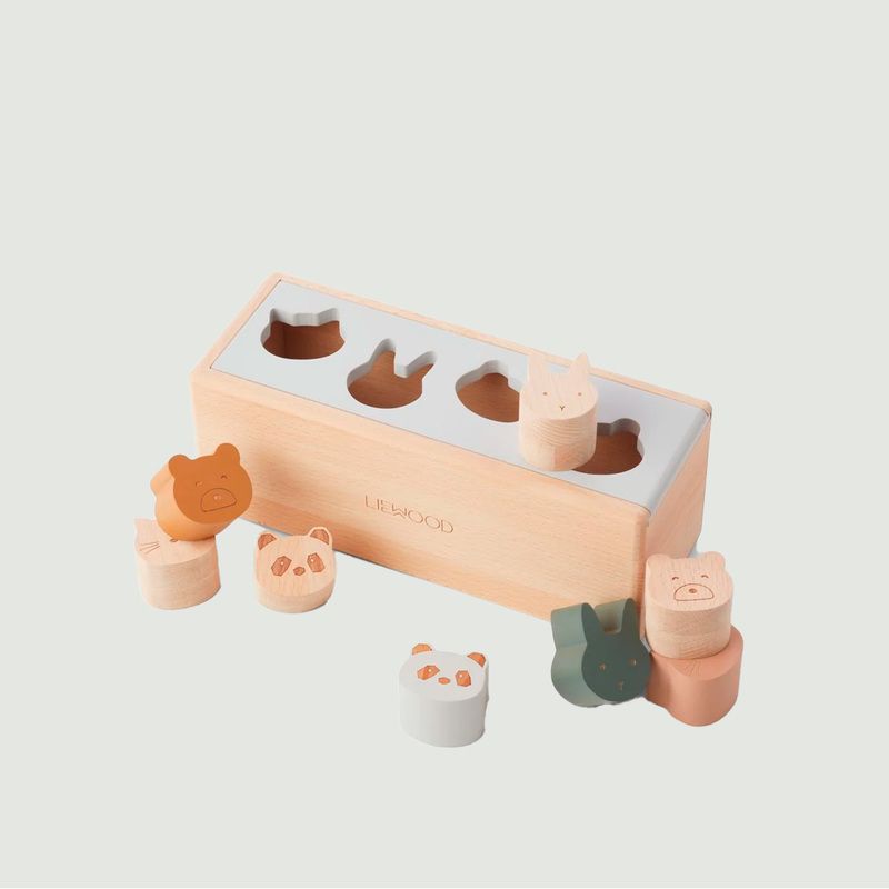 Children's wooden puzzle box - Liewood
