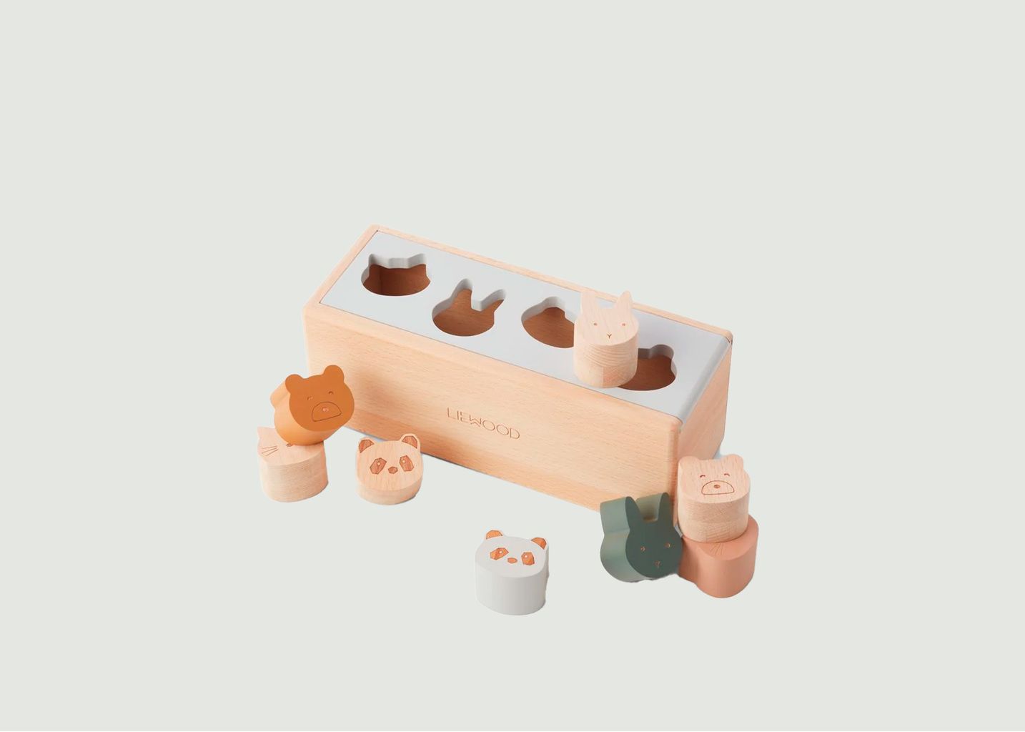Children's wooden puzzle box - Liewood