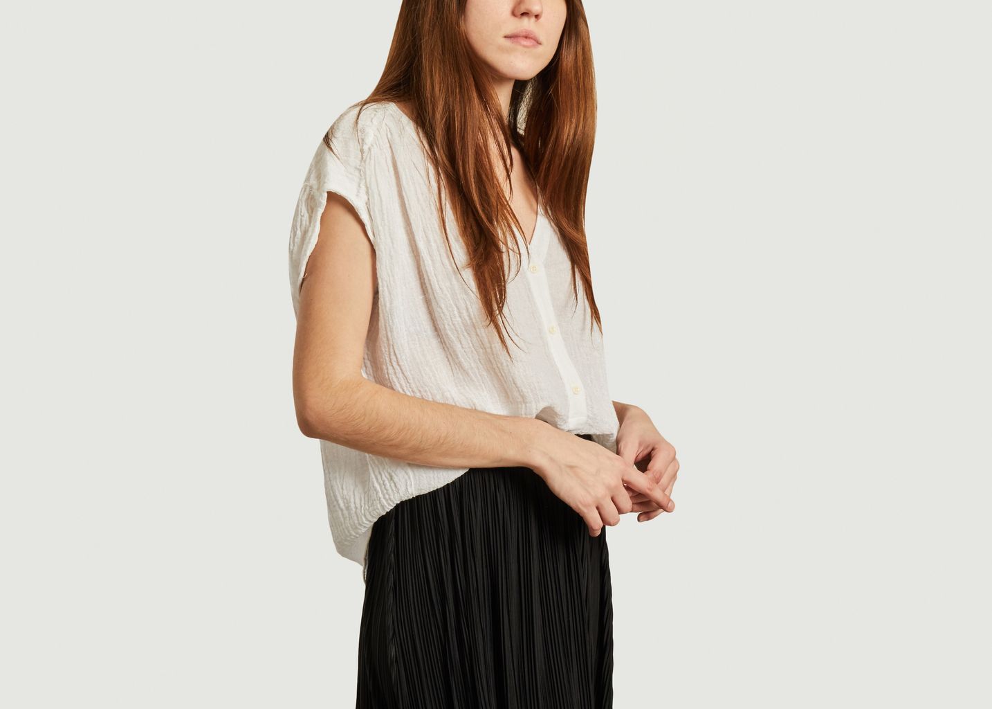 Top manches courtes coupe boxy Elis - Masscob