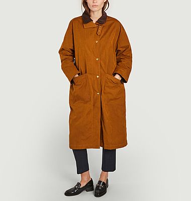 Kenai waterproof long trench coat