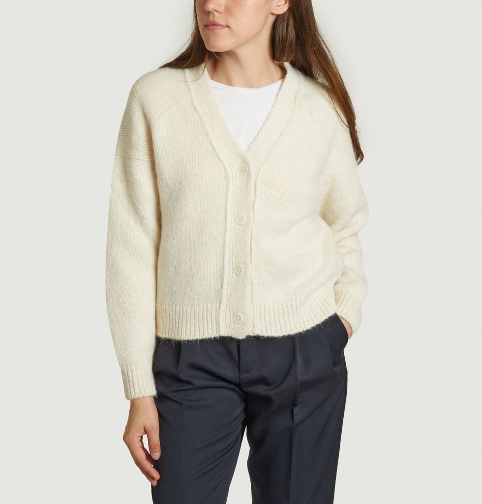 Colima Cardigan Off White Masscob | L'Exception