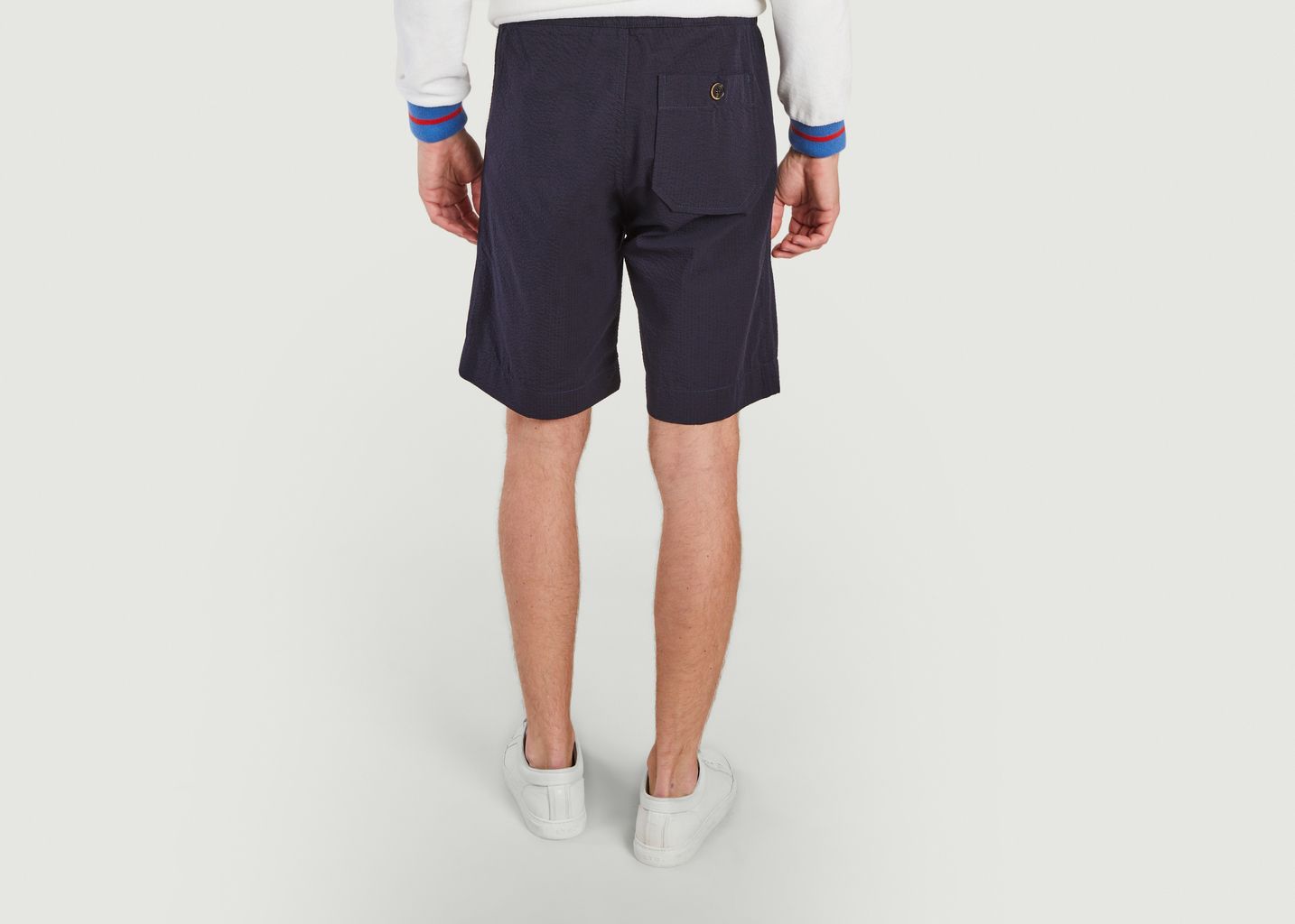 Nomad seersucker cotton shorts - Outland