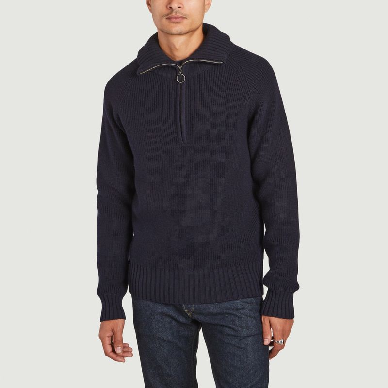 Zipped Trucker Sweater - Outland