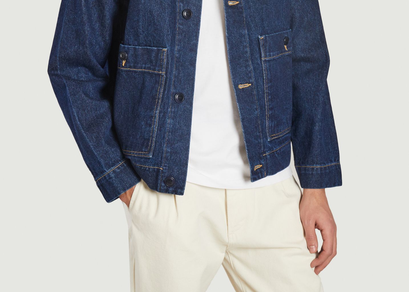 Aubrac straight cut denim jacket - Outland