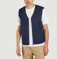 Gilet sans manche en coton Shield