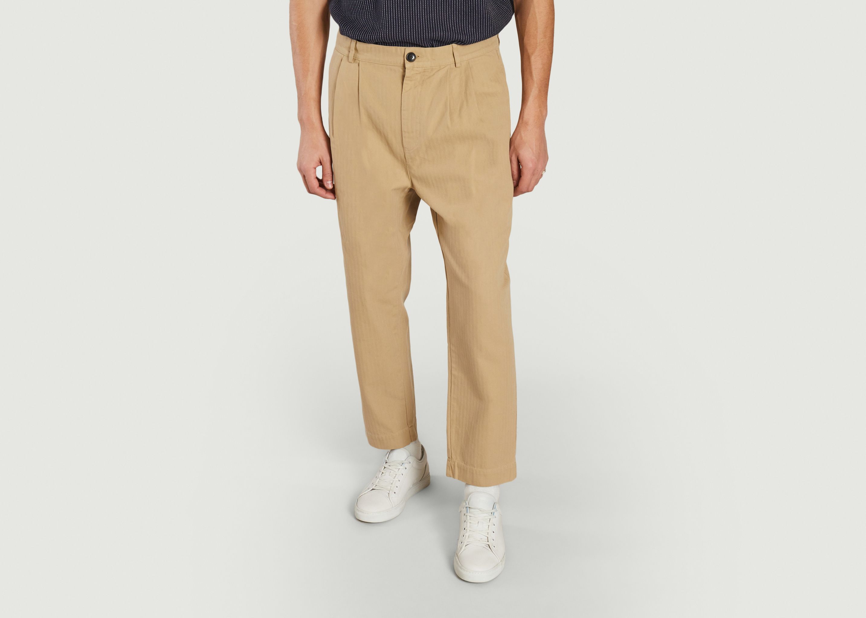 Pantalon à double plis en coton - Outland