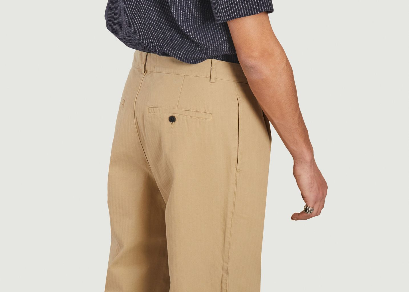 Pantalon à double plis en coton - Outland