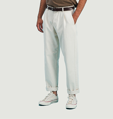 Pleats Twill Pants