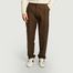 Wool and cotton pleated trousers - Outland