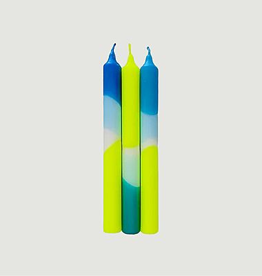 Dip Dye Neon Ocean Spirit Candle