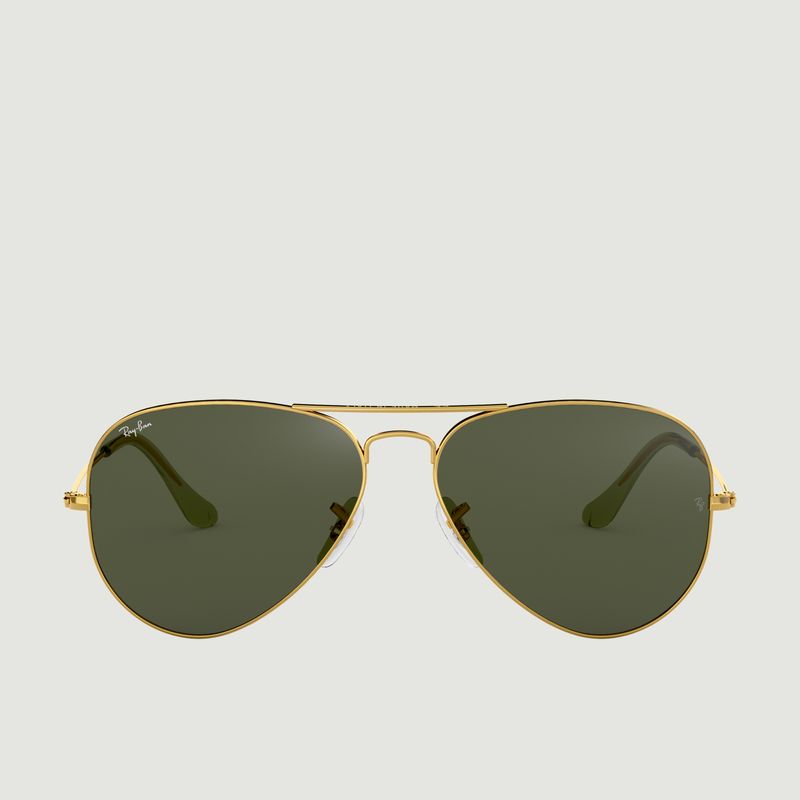 Aviator Large Metal Sunglasses Gold Ray-Ban | L'Exception