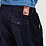 matière Pantalon chino droit cropped en velours côtelé Enzo - Reiko