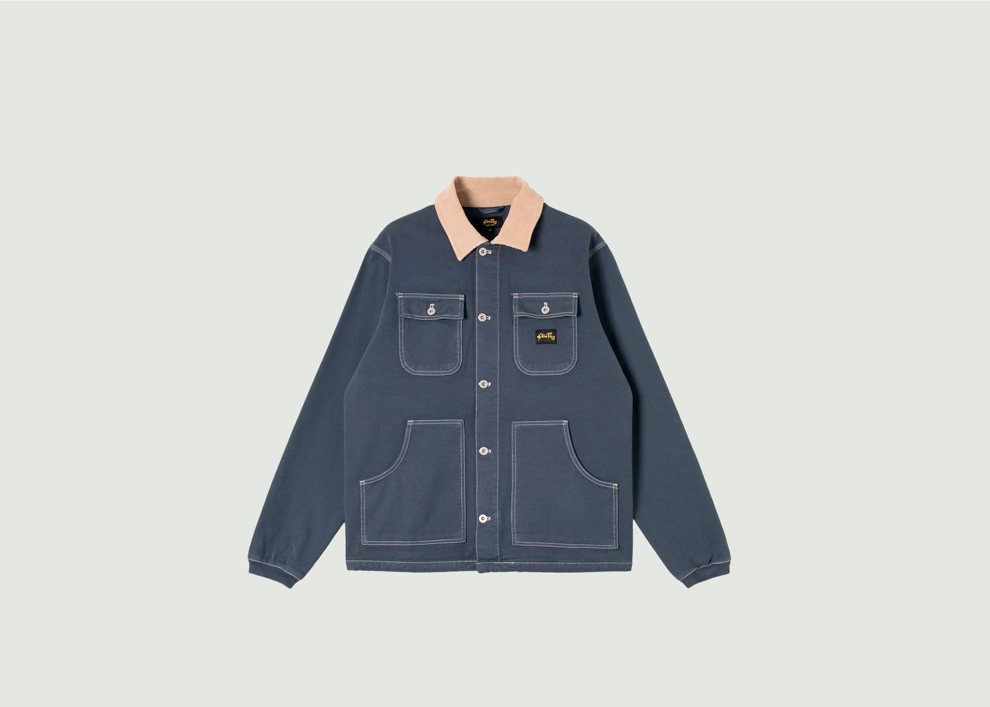 l'exception Veste Pork Chop Bleu Marine Stan Ray
