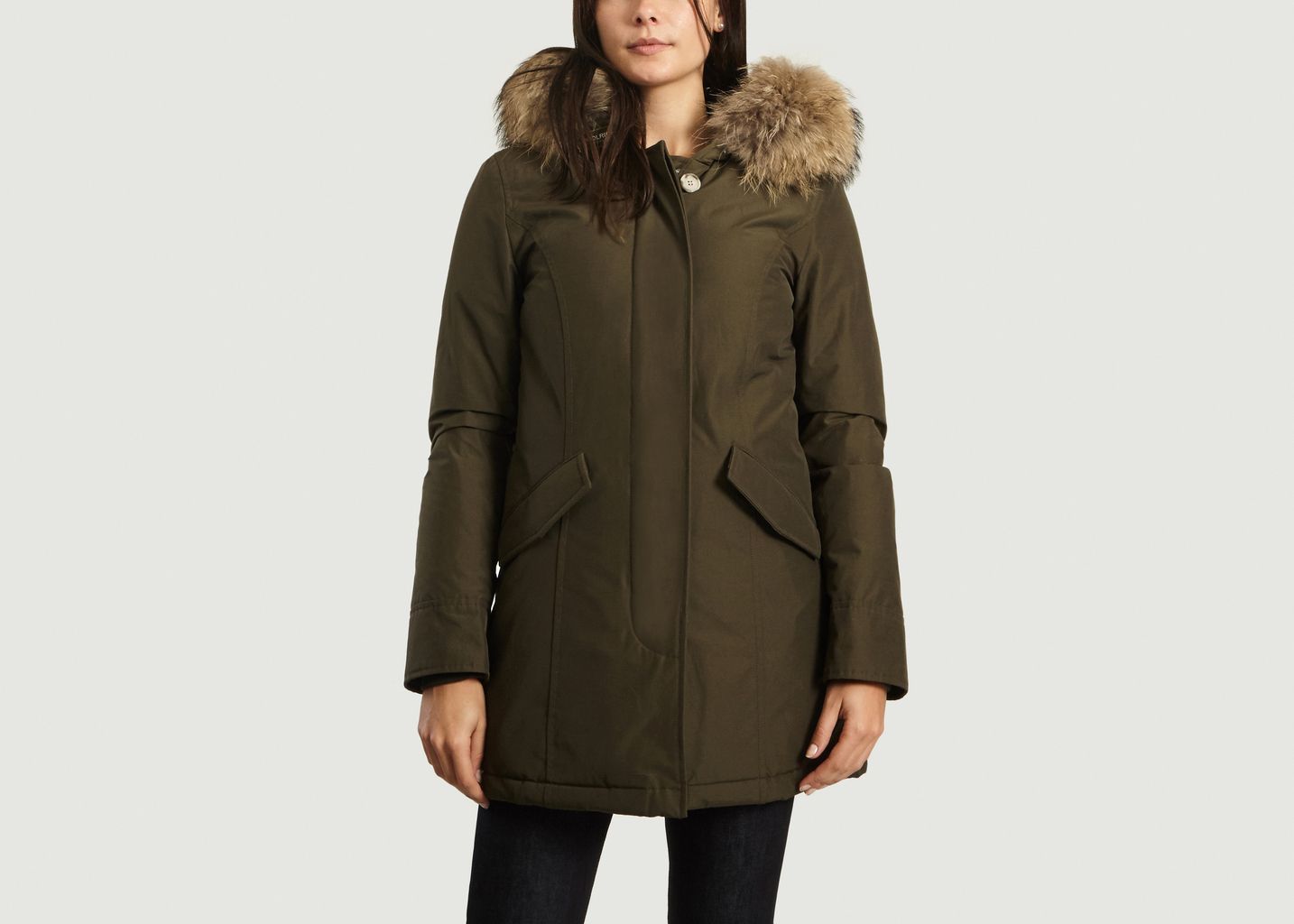 origen tarde mañana WOOLRICH Arctic Parka De Mujer CFWWOU0538FRUT0001, Color Negro |  lagear.com.ar