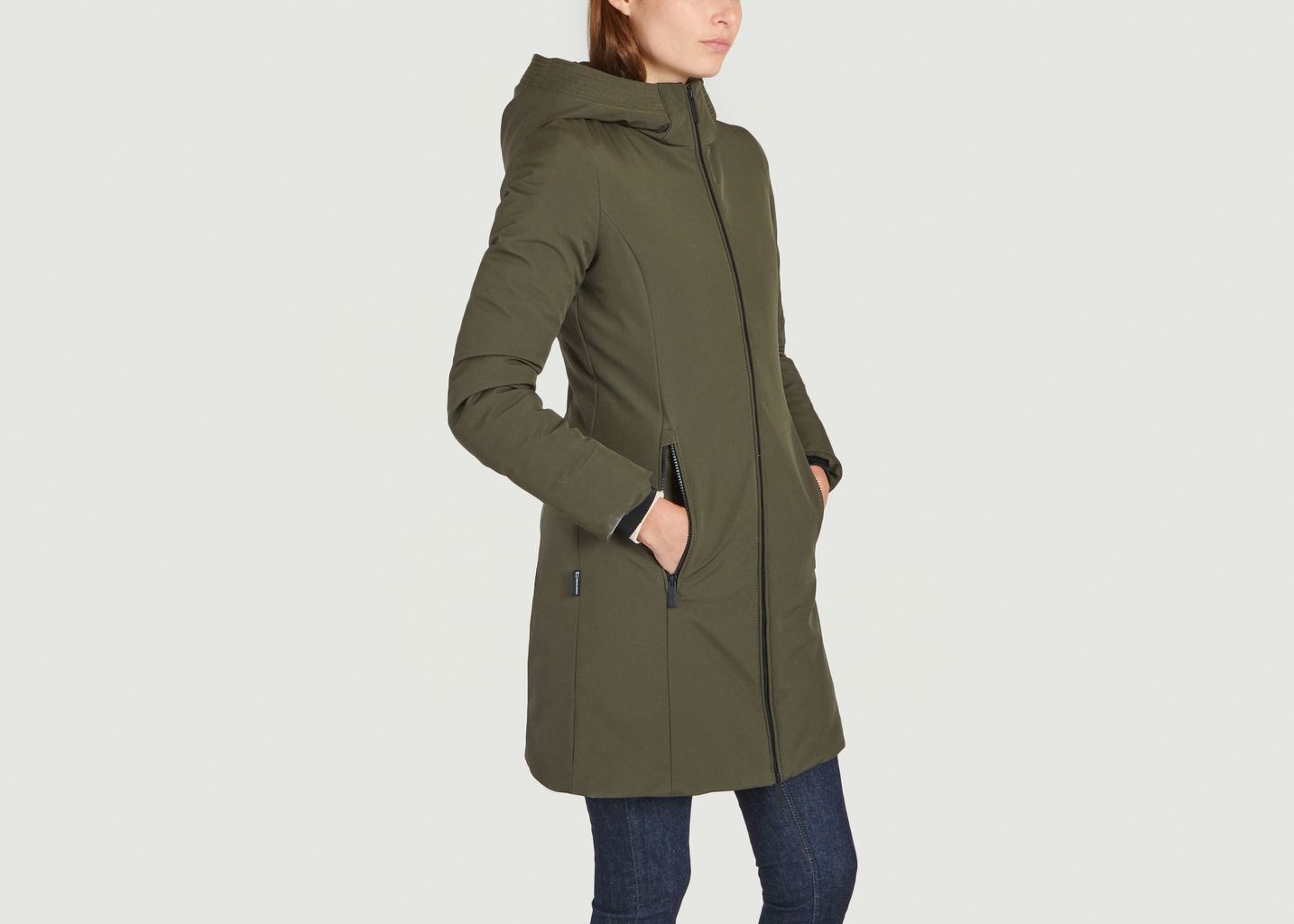 Firth long, fitted hooded parka - Woolrich