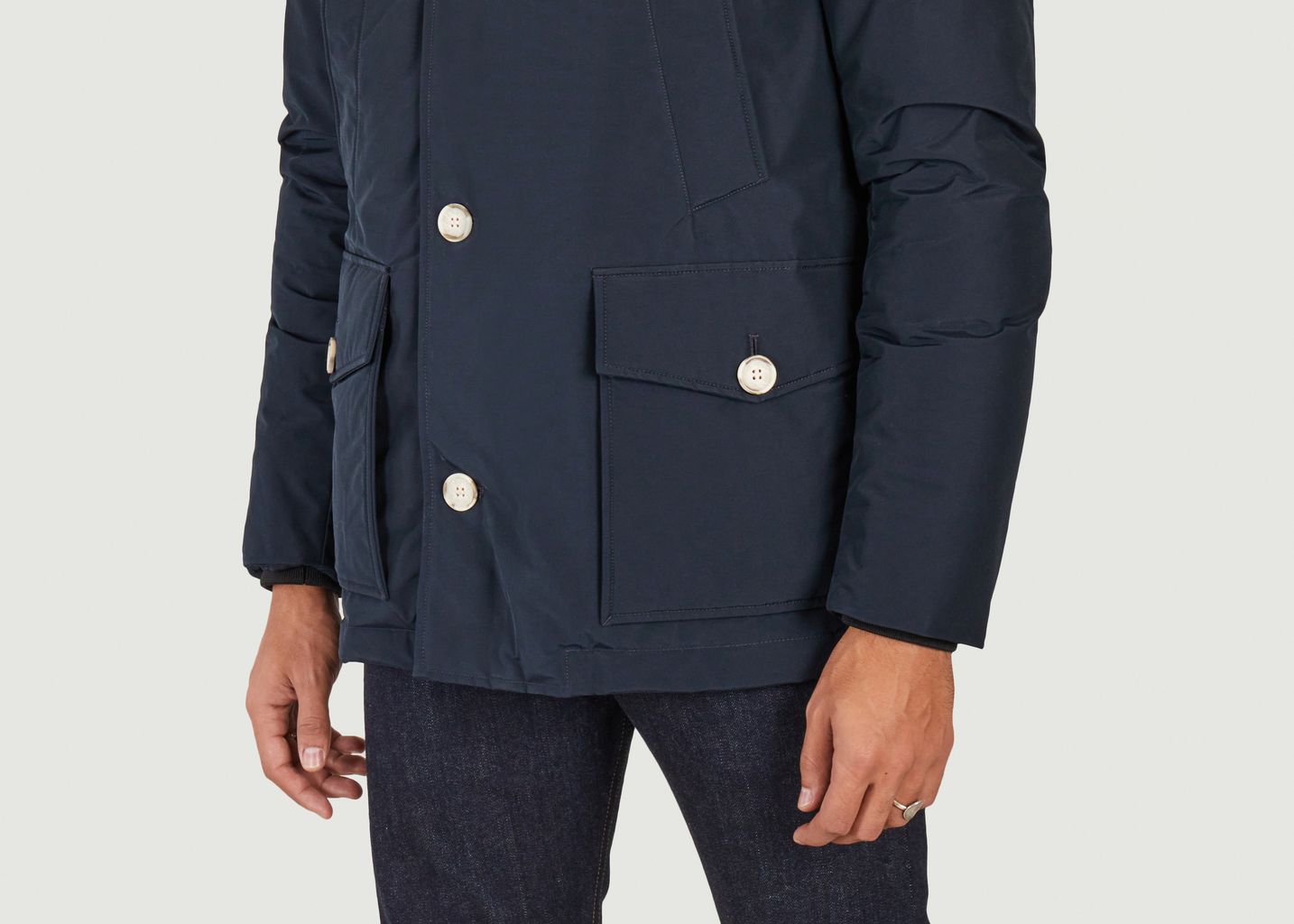 Arctic Anorak with removable fur trim - Woolrich