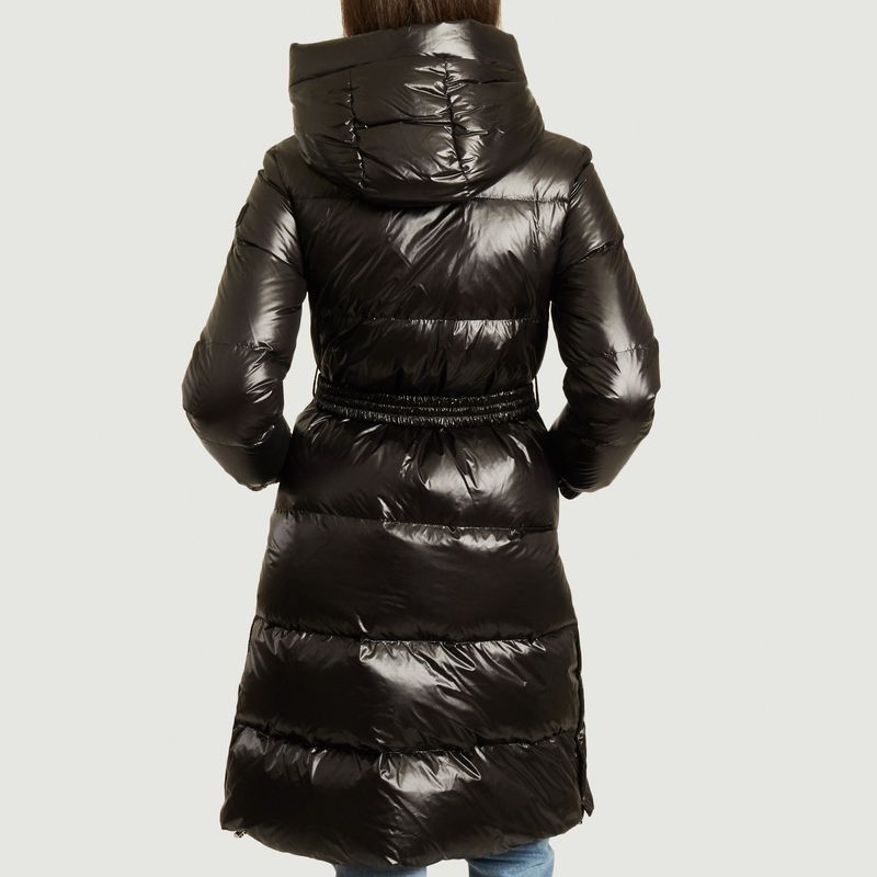long black jacket with hood