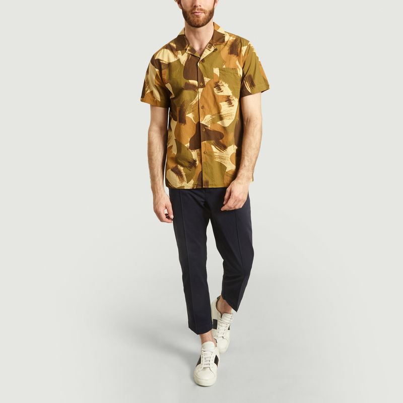 Chemise Manches Courtes Camouflage Malick - YMC