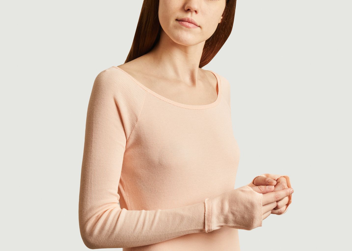Vishama cotton and modal long sleeves yoga t-shirt - Yoga searcher