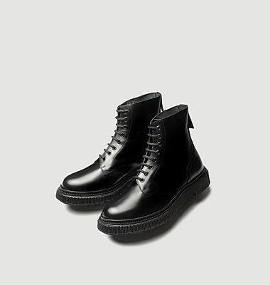 Type 165 lace-up leather boots