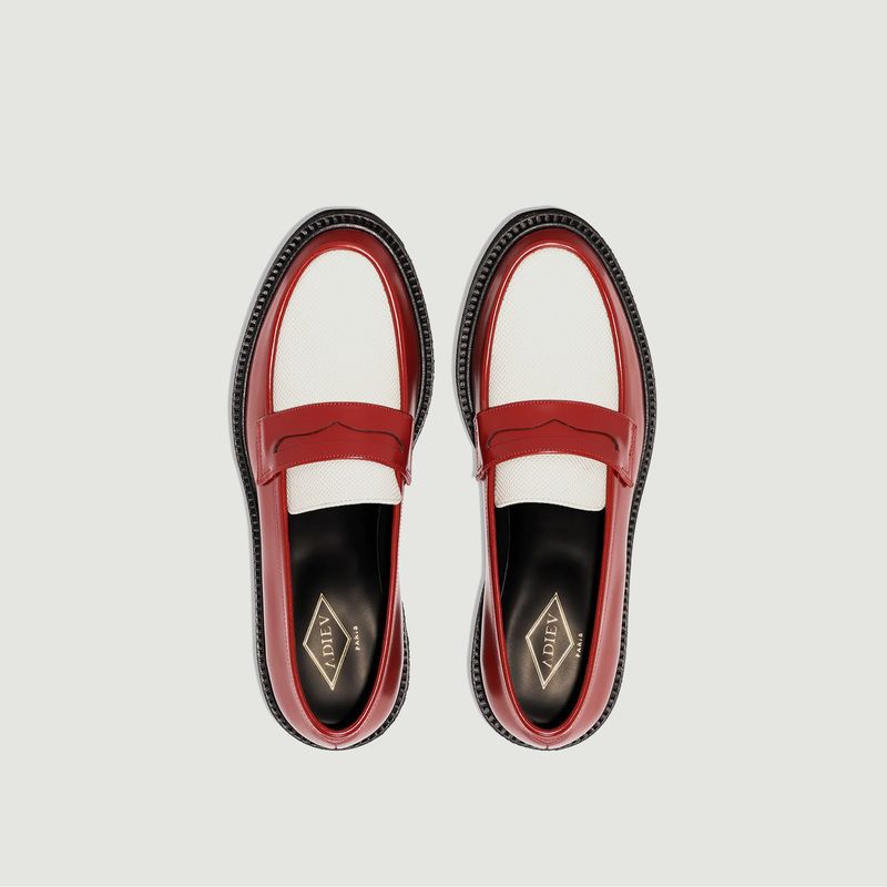 Two-tone perforated loafers Type 5 - Adieu