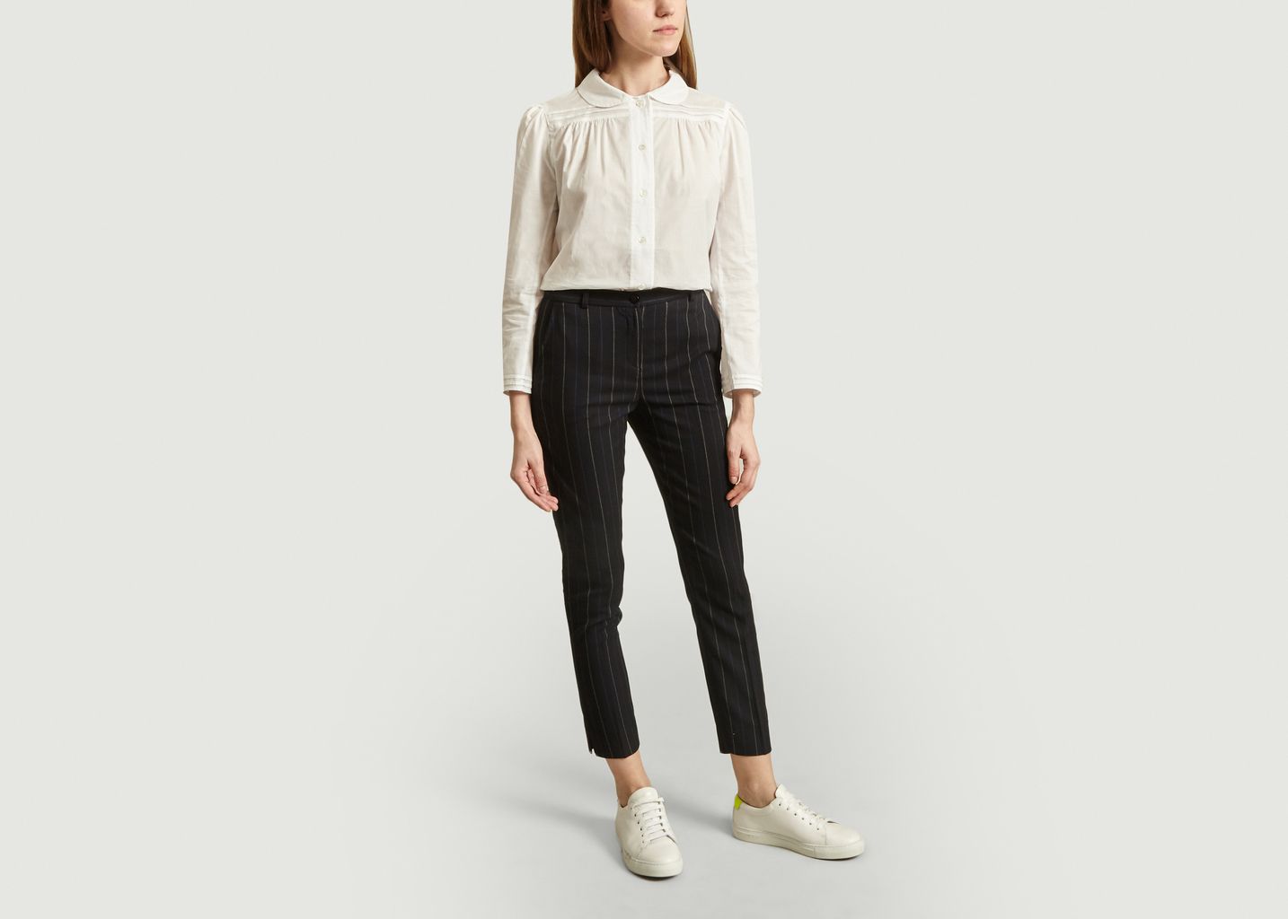George tailored trousers with tennis stripes - Admise Paris