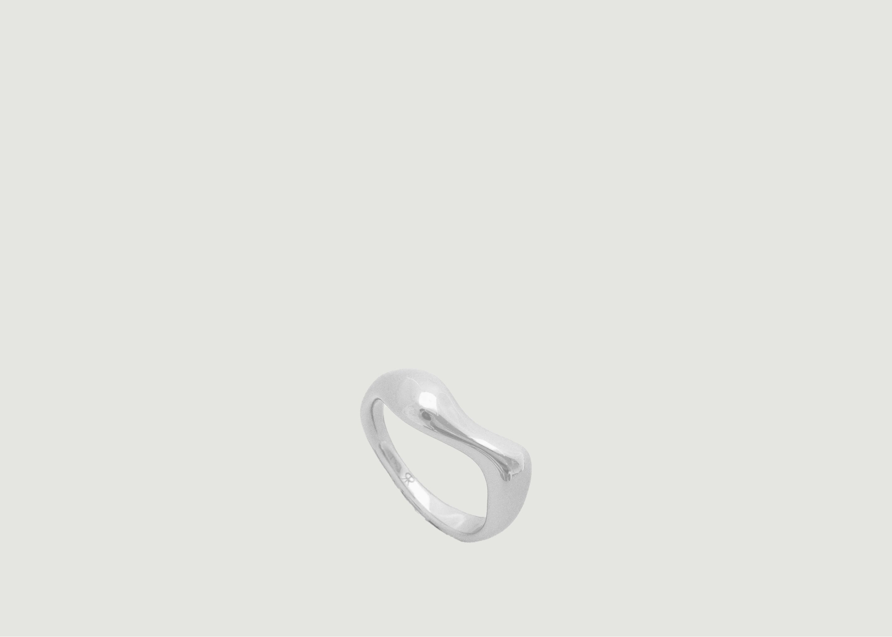 Tiye recycled silver ring - Aerea Studio
